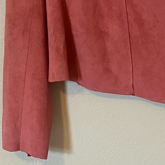 Blank NYC Medium Faux Suede Zipper Front Funnel Neck Jacket - Picture 5 of 13